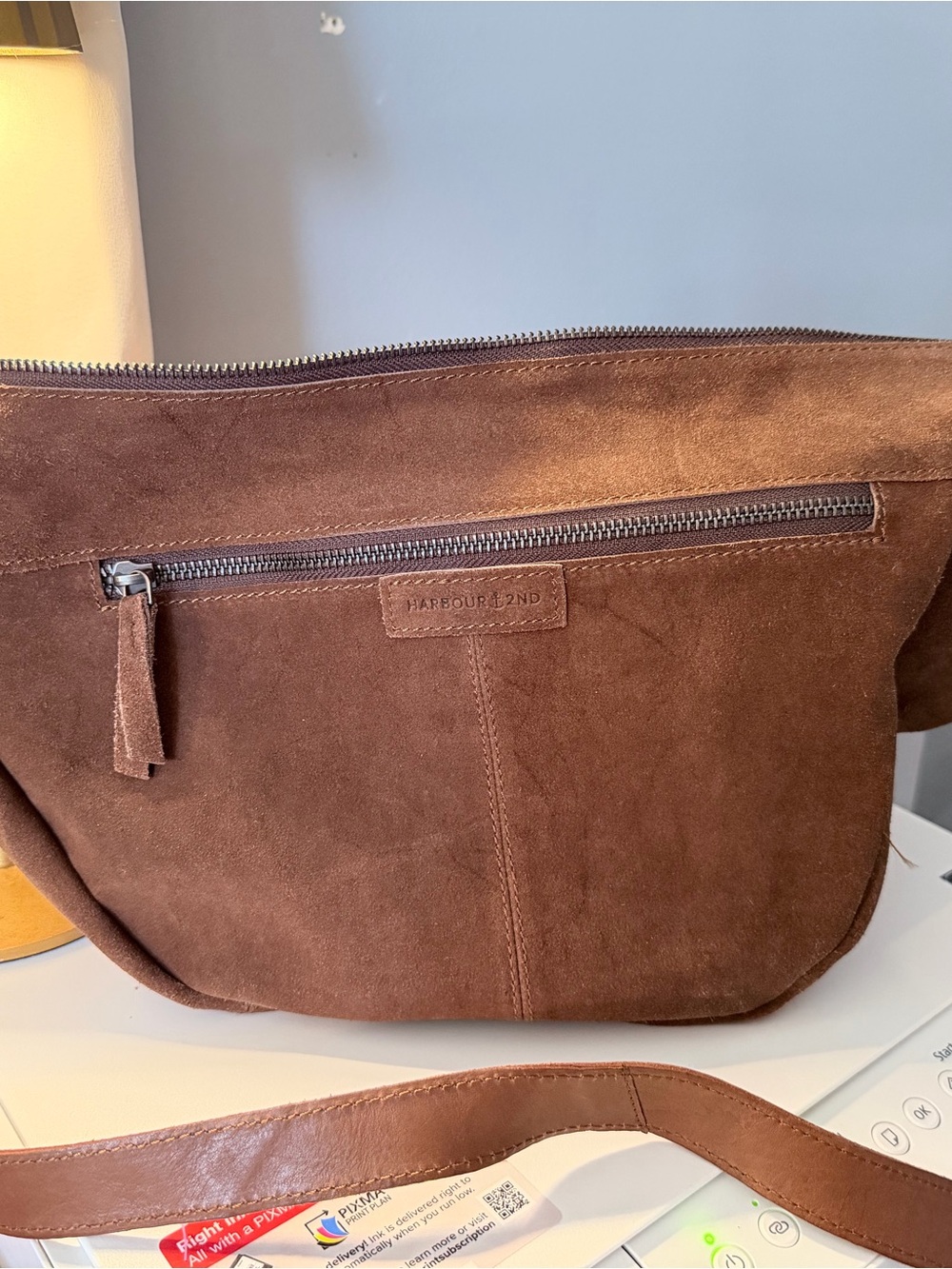 Harbour 2nd Women’s Brown Suede Belt Bag